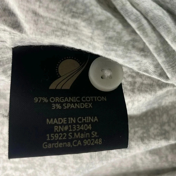 Fundamental Coast Los Angeles Textured Grey Look - Organic Cotton Men’s Shirt - Picture 4 of 6